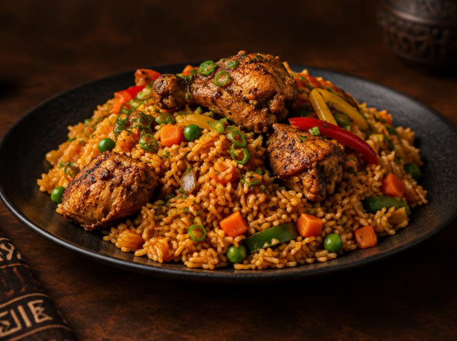 Fried Rice with Chicken — illustrative visual